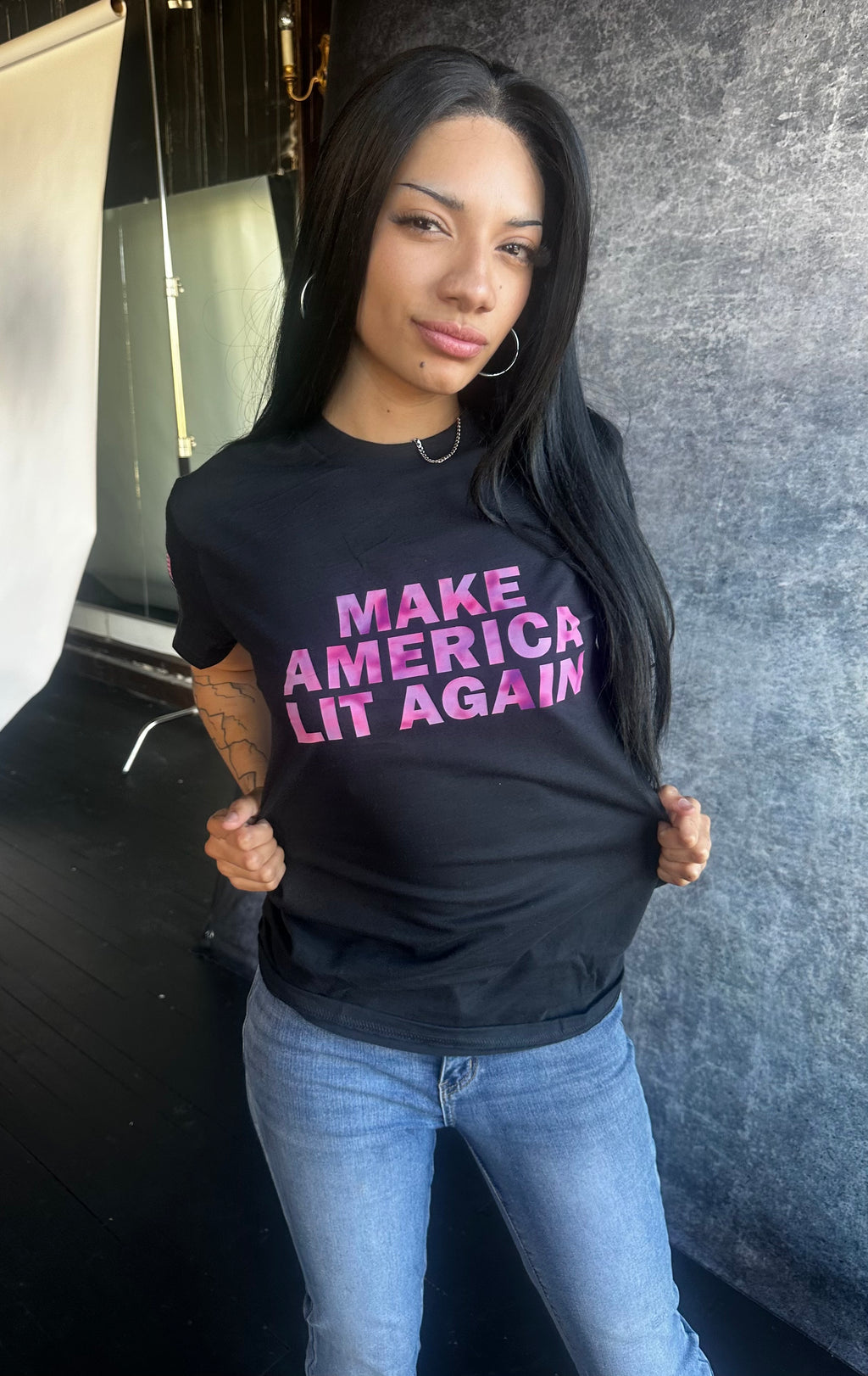 Make America Lit Again Short Sleeve