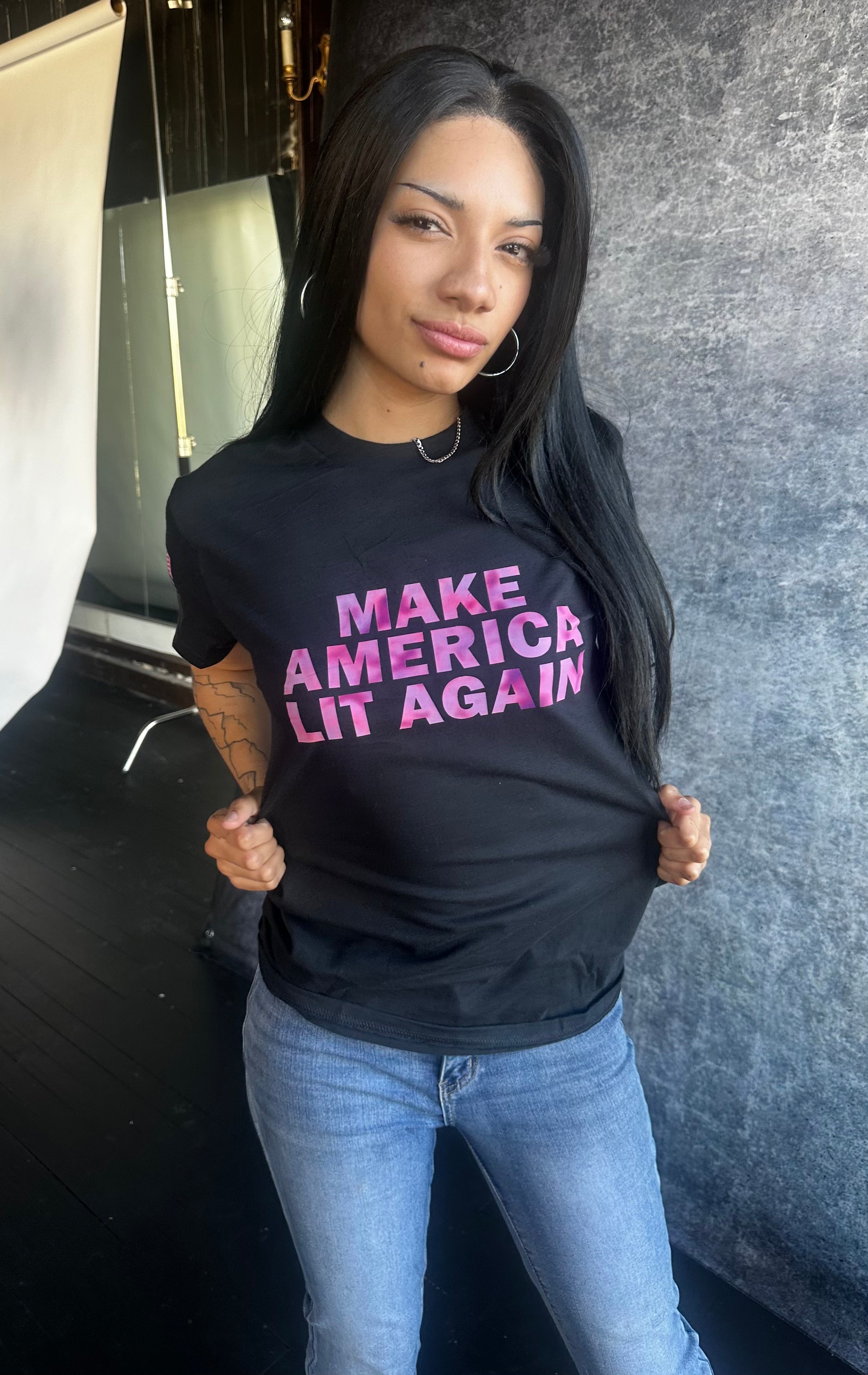Make America Lit Again Short Sleeve